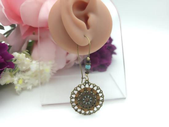 Boho Stil Ohrringe Vintage Ornament